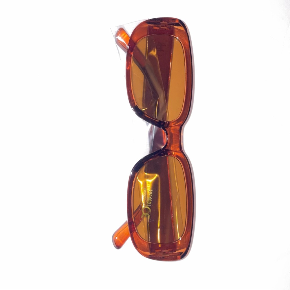 Bold Orange Sunglasses